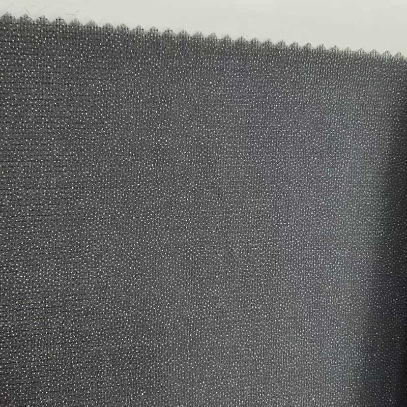 Wholesale In-Stock Full-Length Warp-Knitted Lining Fabric with a Draping, Stretchy, Lightweight Feel for Clothing and Dresses, Available in Black and White