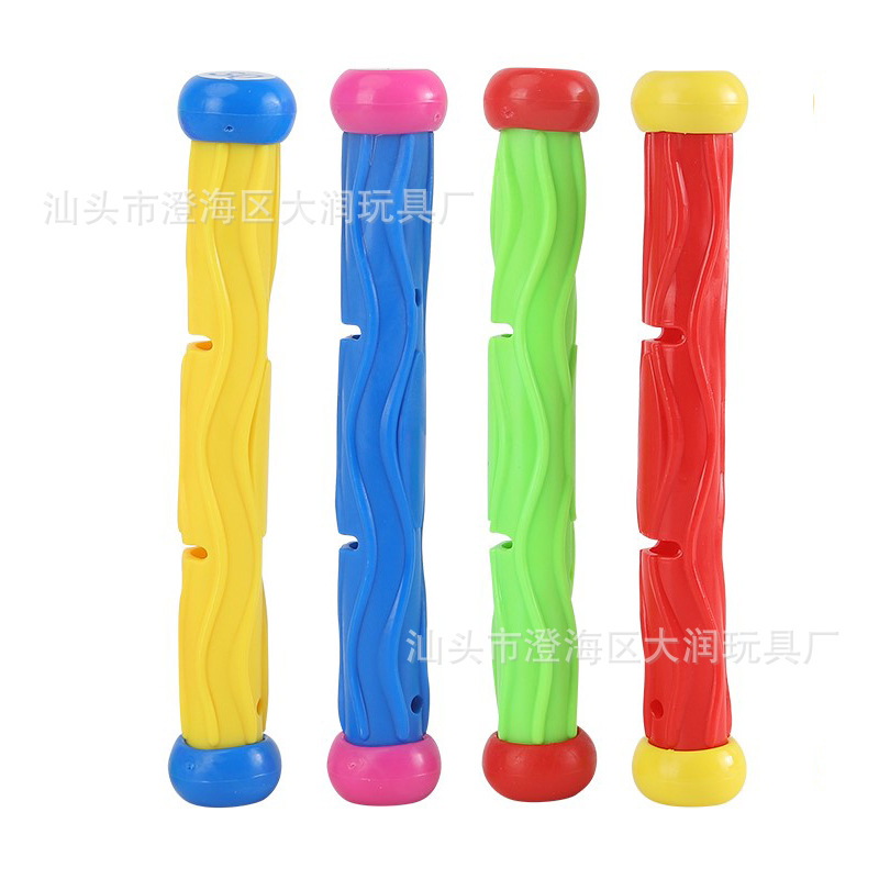 跨境亚马逊戏水潜水玩具儿童游泳池寻宝潜水鱼雷水环钻石套装玩具