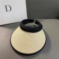 [g label hairpin style] beige black hoop