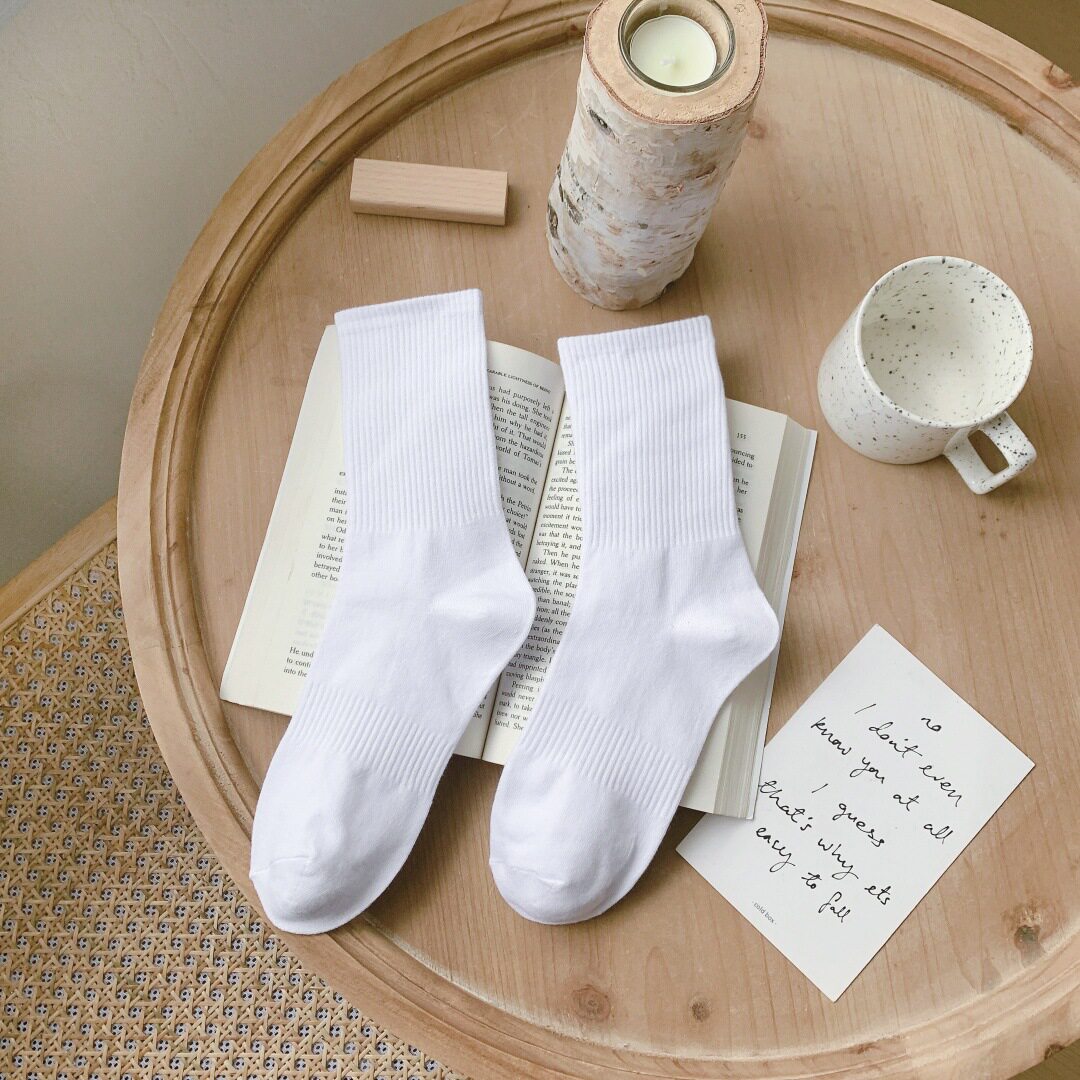 【新疆棉】7A抗菌袜子男女款夏季薄款短筒袜白色学生纯色运动船袜