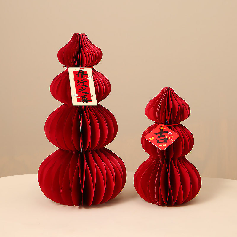 马年新年装饰2026新款创意葫芦家用玄关春节过年场景布置摆件用品