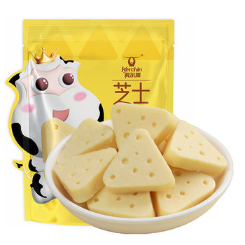 Horqin (KERCHIN) leisure snacks dairy snacks cheese triangle cheese 100g