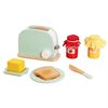 Children's wooden simulation kitchen play house chicele toy set boys and girls oven toaster waffles
