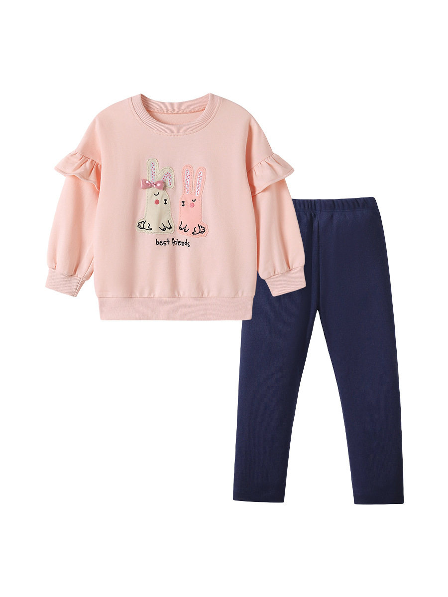 Source Factory Kids' Clothing Wholesale, Autumn Long-sleeve Kids' Set, [Style] Girls' Set