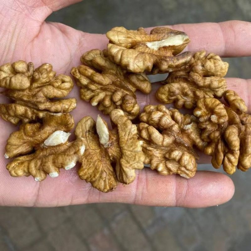 Walnut Kernel New Original Bags Raw Fresh Broken Walnut Meat Children's Dried Fruit Wholesale Source Factory One Piece Wholesale