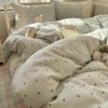 French Lace Bedding Four-piece Set Pure Cotton Cotton Quilt Cover Bed Sheet Quilt Cover Bedhat Dormitory Three-piece Set