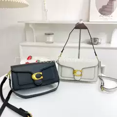 Coach Women's Bag Tabby26 Classic Pebbled Leather Underarm Shoulder Bag Dionysus Bag Stylish Versatile Crossbody Bag Trendy
