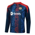 B975# 24/25 Half Zip Barcelona Navy Blue (Geometric Inkjet)
