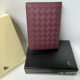 W Baolong Fashion 3.0 Passport Holder Bordeaux Red Original Leather High Quality Real Shot for Cross-Border
