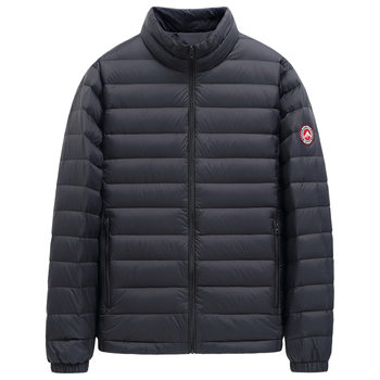 Autumn and Winter Men's Plus Size Plus Size Stand Collar Light down Jacket Plus-Size Plus-Size Extra-Large White Duck down Warm Jacket