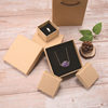 Kraft Paper Jewelry Box with Lid, Ring Box, Necklace Box, Jewelry Box, Packaging Box, Wedding Ring, Wedding Jewelry Gift Box