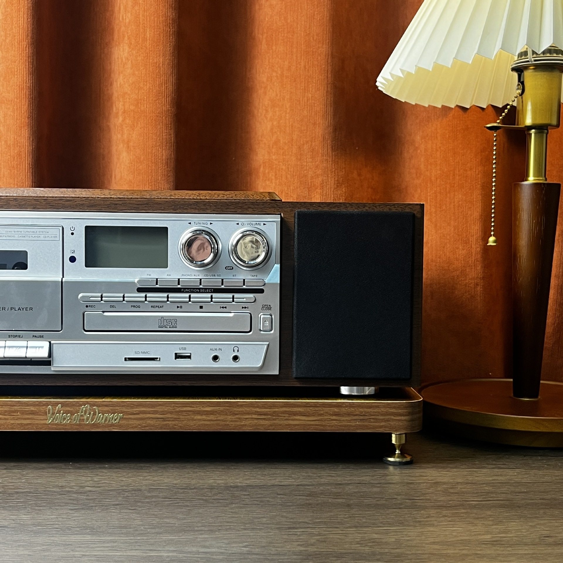 Bayin Box New Tape Player Cd Player Retro Multi-Functional Ornaments Bluetooth Card Speaker Fm Radio Nostalgic Gift