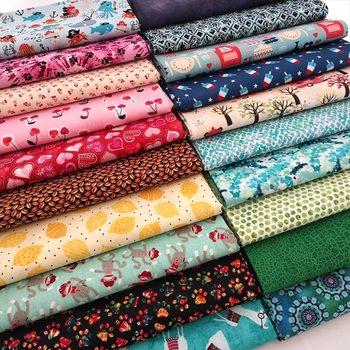 New DIY handmade cotton fabric tablecloth garment bag handmade patchwork group fabric