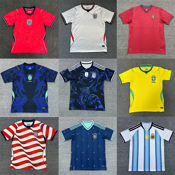 World Cup Champions Two-Star Spain, Brazil, Argentina Custom England Fan Edition Soccer Jerseys