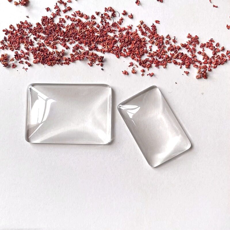 长方形时光宝石水晶玻璃长方形冰箱贴批发美甲色板豆豆 量大从优