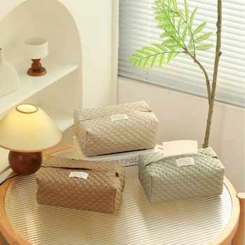 Cross-Border Floral Mother and Baby Diaper Pad Storage Portable Basket Milk Powder Toy Tissue Box