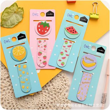 Manufacturer Customized Magnetic Bookmarks, Student Cartoon Folded Magnetic Bookmarks, Advertising Gift Bookmarks with Printable Logo