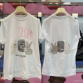 White [pink letters]