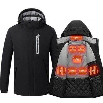Winter new eight-zone heating outdoor jacket constant temperature heating clothes detachable cotton jacket warm