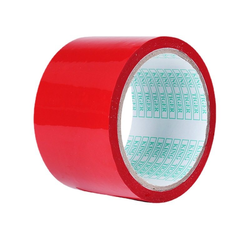 High viscosity black sealing tape 6cm * 80y color red packing tape BOPP sealing blue sealing tape