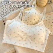 Pure Cotton Underwear for Female Middle and High School Students during Their Developmental Period, Sports Vest, Shock-Proof, Br