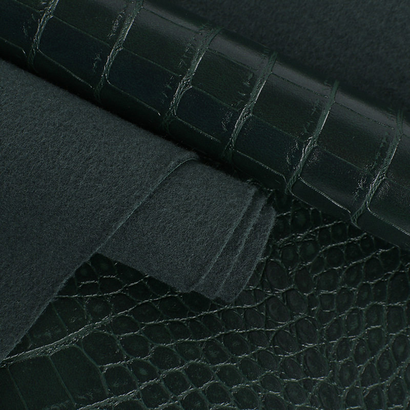 1.0mm two-color crocodile stone pattern PVC Artificial Leather luggage handbag mobile phone case furniture decorative leather