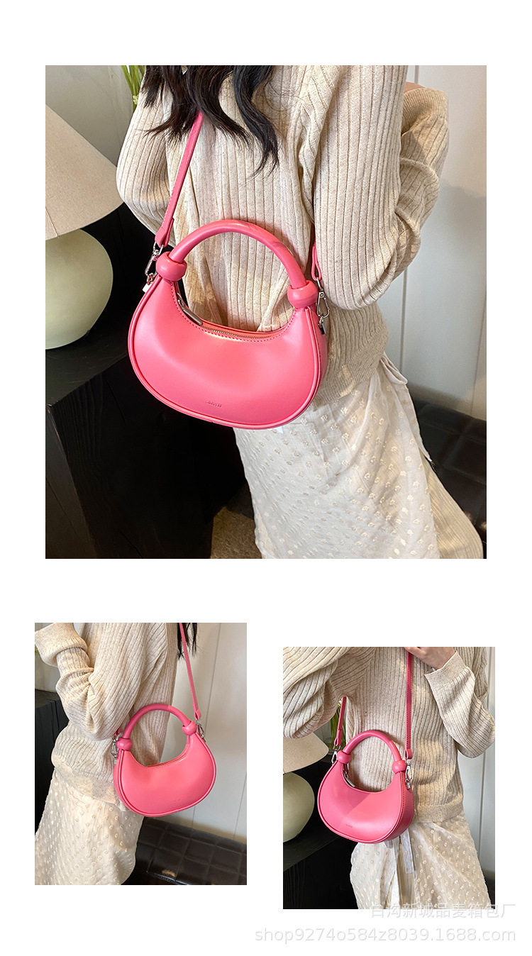 French Niche Elegant Handheld Small Bag Women's Bag New Trendy Fashion Shoulder Bag Foreign Style Crossbody Dumpling Bag 7 O1CN01oep0bh2HKyDP3CcJA !!2215913929133 0 cib