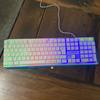 Free Shipping Wired Luminous Keyboard Gaming E-sports Office Keyboard 104 Key Home Office Keyboard