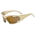 C3 gold frame brown film