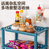 Kitchen Rack Floor-Standing Multi-Layer Fruit and Vegetable Seasoning Storage Rack Household Bathroom Basin Bucket Triangle Storage Rack