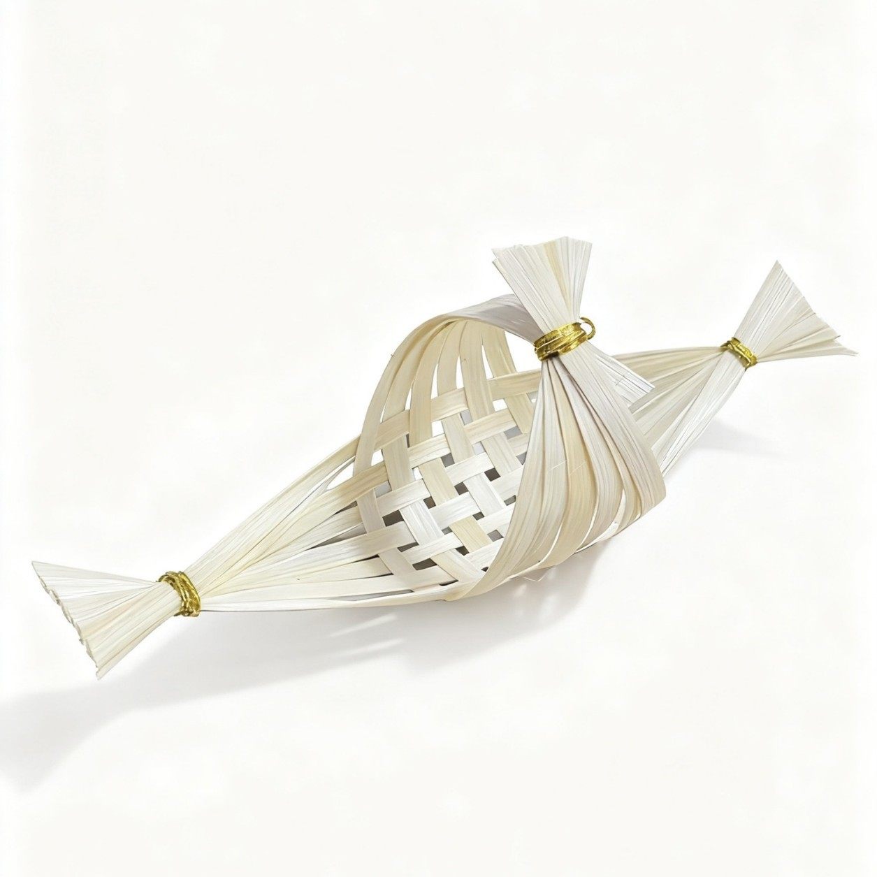 Bamboo Moon Boat Rabbit Lantern Mid-Autumn Festival Chinese Style Lantern Creative Ancient Style Lantern Portable Outdoor Holiday Pendant