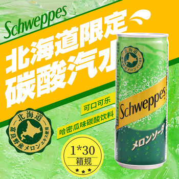 Japan Imported Yiquan Hokkaido Limited Cantaloupe Flavored Soda Carbonated Drink Canned Summer 250ml