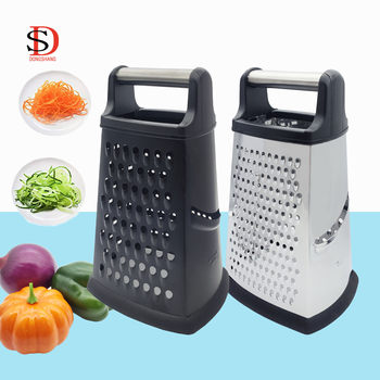Stainless Steel 9 Inch Four-sided Grater Hotel Kitchen Vegetable Cutter Melon Fruit Planer Ginger Garlic Potato Radish Shredded Tool