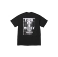 Supreme fw24 back letter cross printing short sleeve t-shirt black