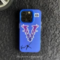Purple big v fashion brand-colored silver imd-klein blue