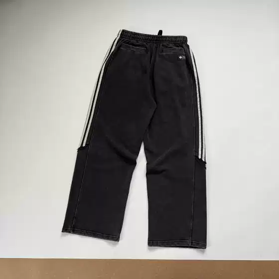 Duelist # Vintage TC Co branded Embroidered Metal Label Straight Tube Loose Waist Pants for Men and Women, Summer Thin Edition