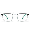 3125 classic business box flat glasses frame men's tide large frame metal anti-blue light myopia glasses frame wholesale