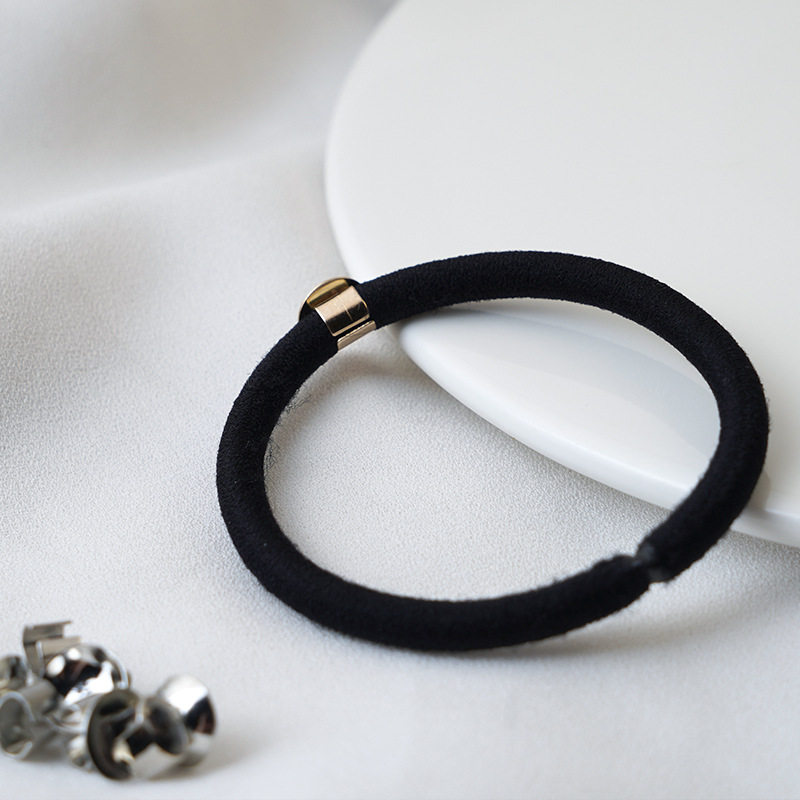 发圈扣发绳夹扣C扣托固定配件皮筋发圈diy头饰配件手工发饰材料