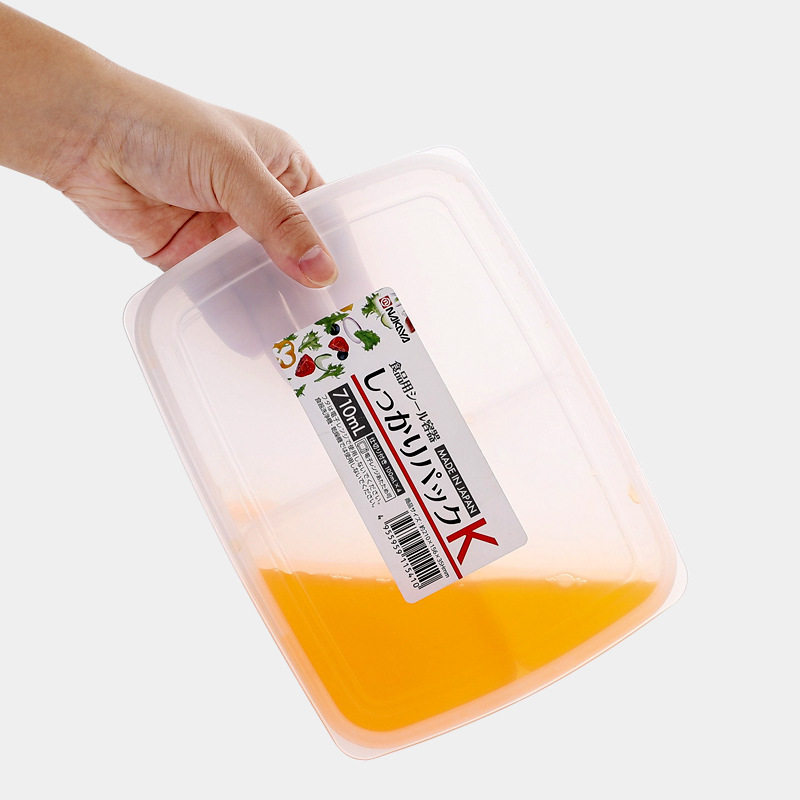 Japan imported SANADA refrigerator compartment fresh-keeping box kitchen seasoning storage box food grade frozen fresh-keeping box