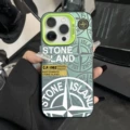 Colorful silver shell-green-trendy stone island
