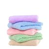 Wholesale scouring pad high density coral fleece square towel absorbent kindergarten face towel household cleaning cloth