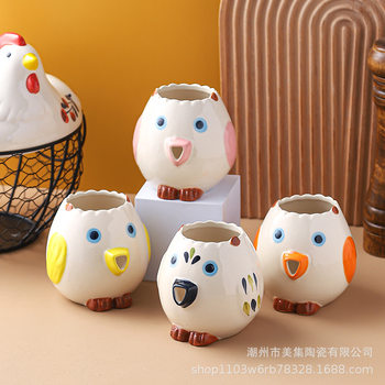 Small Baking Household Ceramic Protein Filter Creative Tools Egg White Separator Egg Maker Wholesale