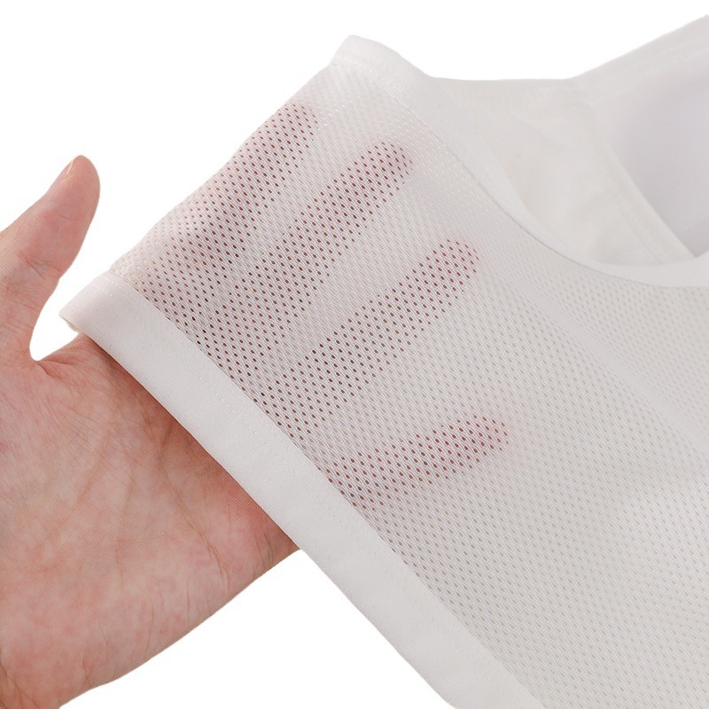 夏纯棉网眼女童吊带小背心发育期学生儿童女大童女孩内衣打底 - 图3