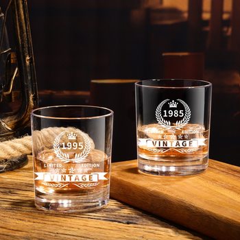 European Whiskey Glass, Exquisite Glass, Creative Water Glass, Anniversary Wine Glass, High-End Whiskey Glass