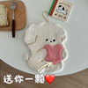 Love puppy hand towel hanging non-lint super absorbent kitchen supplies children's square towel hand towel