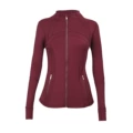 Dark red gold df jacket