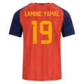 2026 spain home number 19 lamine yamal