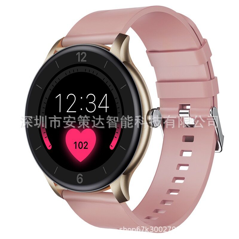 Gt2 Round Screen Smart Watch Ring Bluetooth Call Private Model Wireless Charging Tiktok Popular Smart Watch