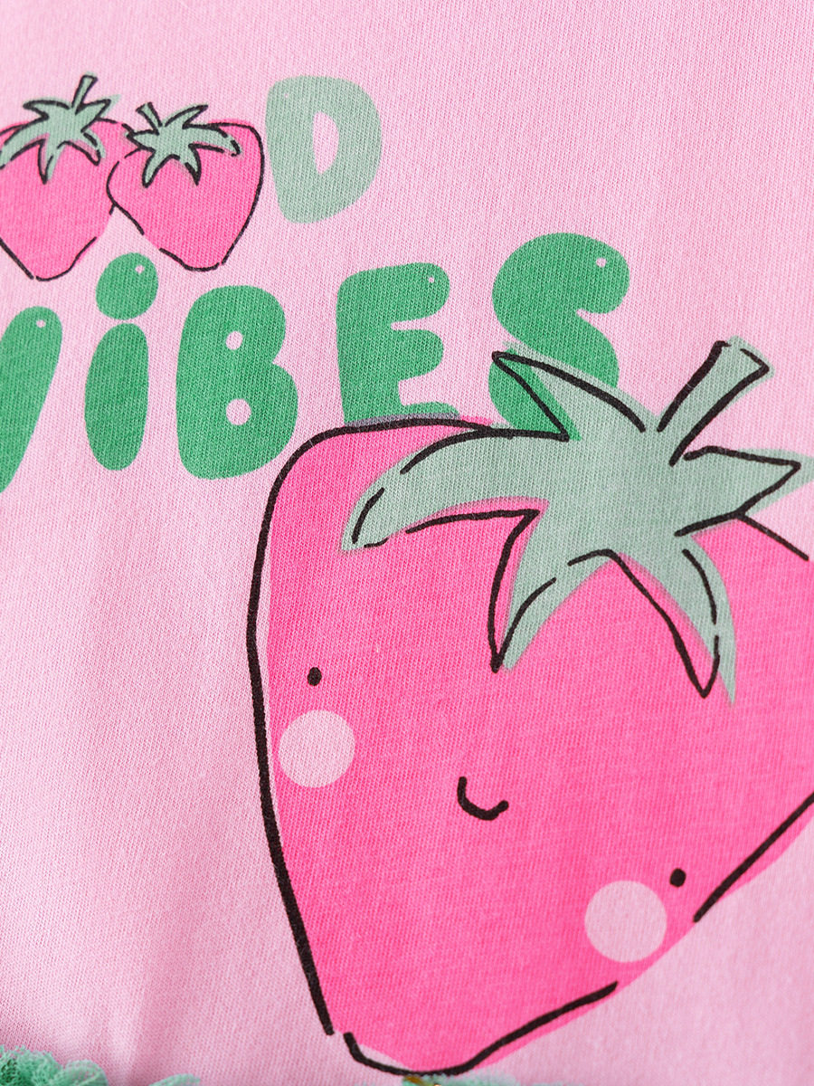 Kids' Dress Wholesale, Autumn Girls' Tulle Dress, Cartoon Cotton Kids' Dress