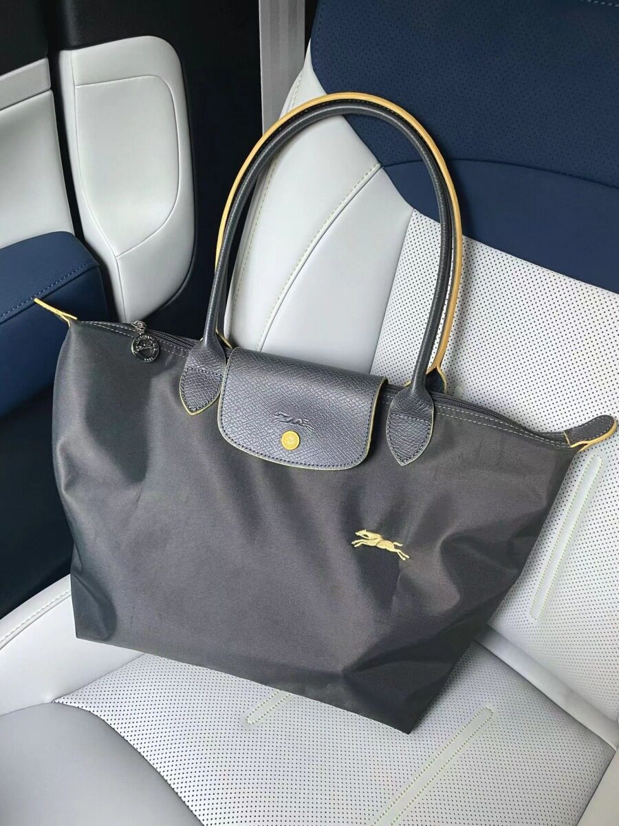 Cross-Border French Longxiang Bag Embroidered Dumpling Bag Folding Bag Large Capacity Longxiang Tote Bag Women's Bag Armpit Bag